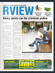 A screen shot of the Aug. 21, 2012 issue of RView. (ISSUU - Richmond Review)